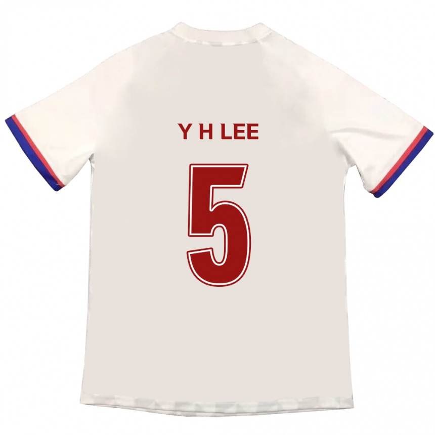 ילדים כדורגל Hyeon-Yong Lee #5 כחול מלכותי אדום הרחק ג'רזי 2025/26