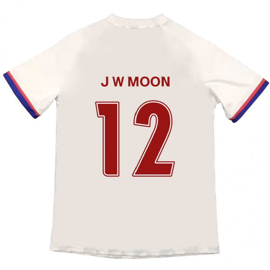 ילדים כדורגל Jung-Woo Moon #12 כחול מלכותי אדום הרחק ג'רזי 2025/26