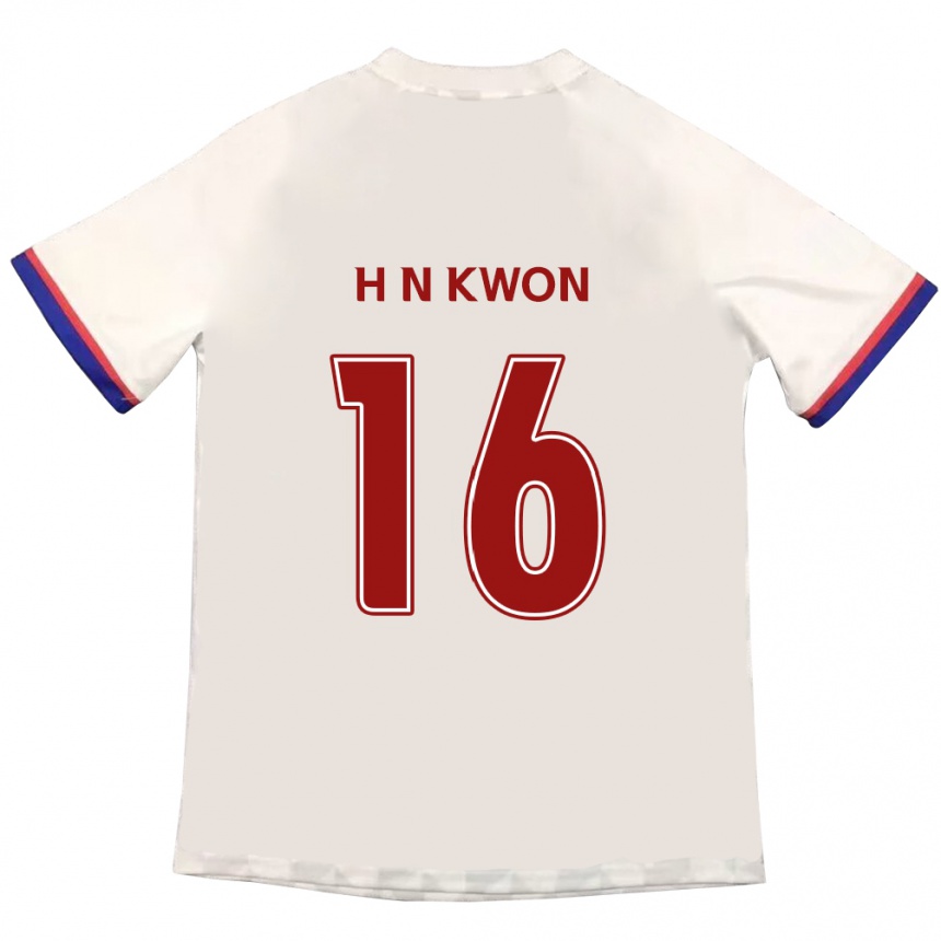 ילדים כדורגל Nam-Hoon Kwon #16 כחול מלכותי אדום הרחק ג'רזי 2025/26