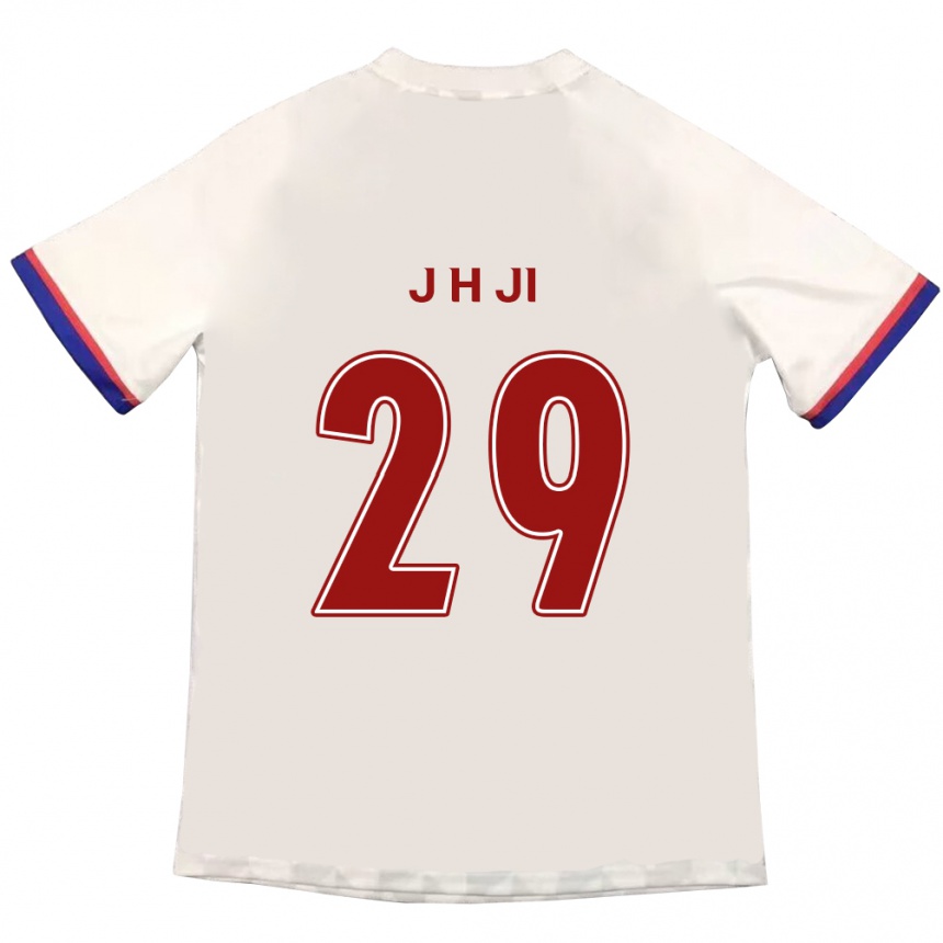 ילדים כדורגל Jung-Hoon Ji #29 כחול מלכותי אדום הרחק ג'רזי 2025/26