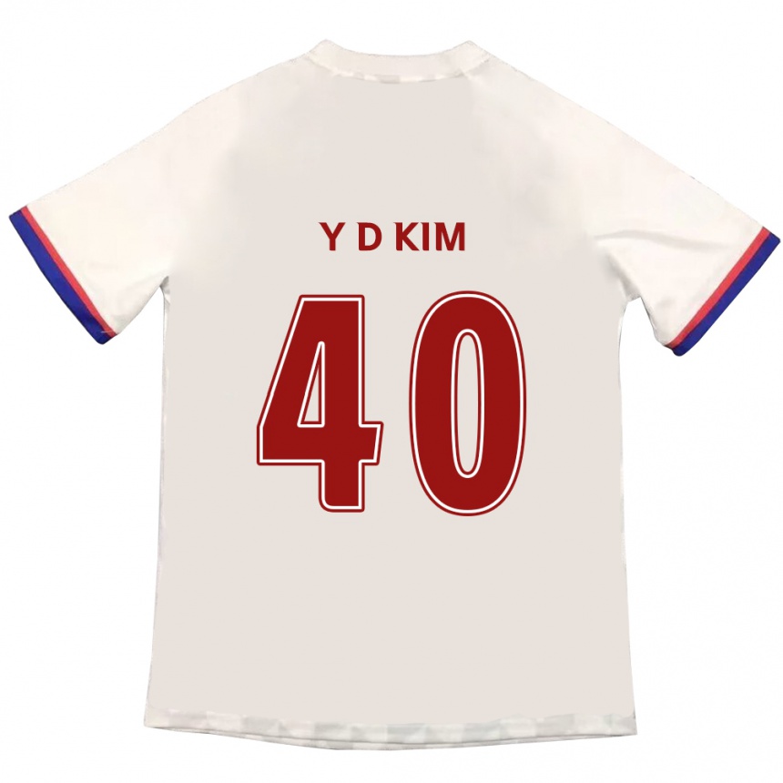 ילדים כדורגל Do-Yoon Kim #40 כחול מלכותי אדום הרחק ג'רזי 2025/26