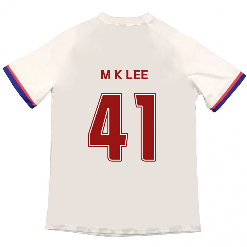 ילדים כדורגל Kyung-Min Lee #41 כחול מלכותי אדום הרחק ג'רזי 2025/26