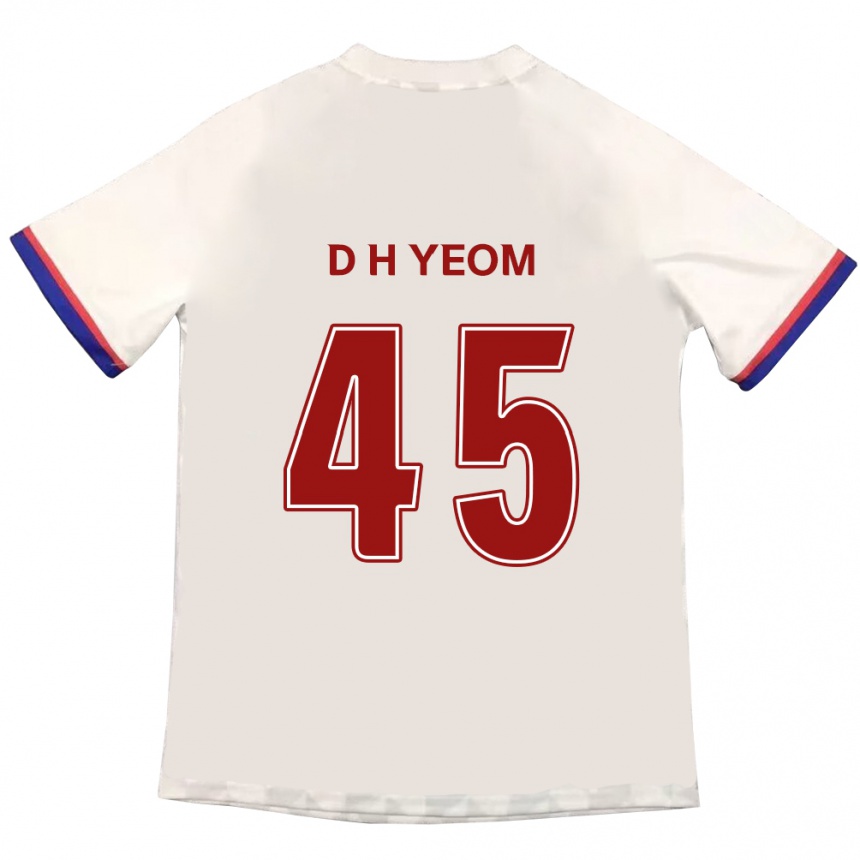ילדים כדורגל Do-Hyeon Yeom #45 כחול מלכותי אדום הרחק ג'רזי 2025/26