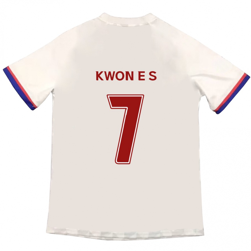 ילדים כדורגל Kwon Eun-Som #7 כחול מלכותי אדום הרחק ג'רזי 2025/26