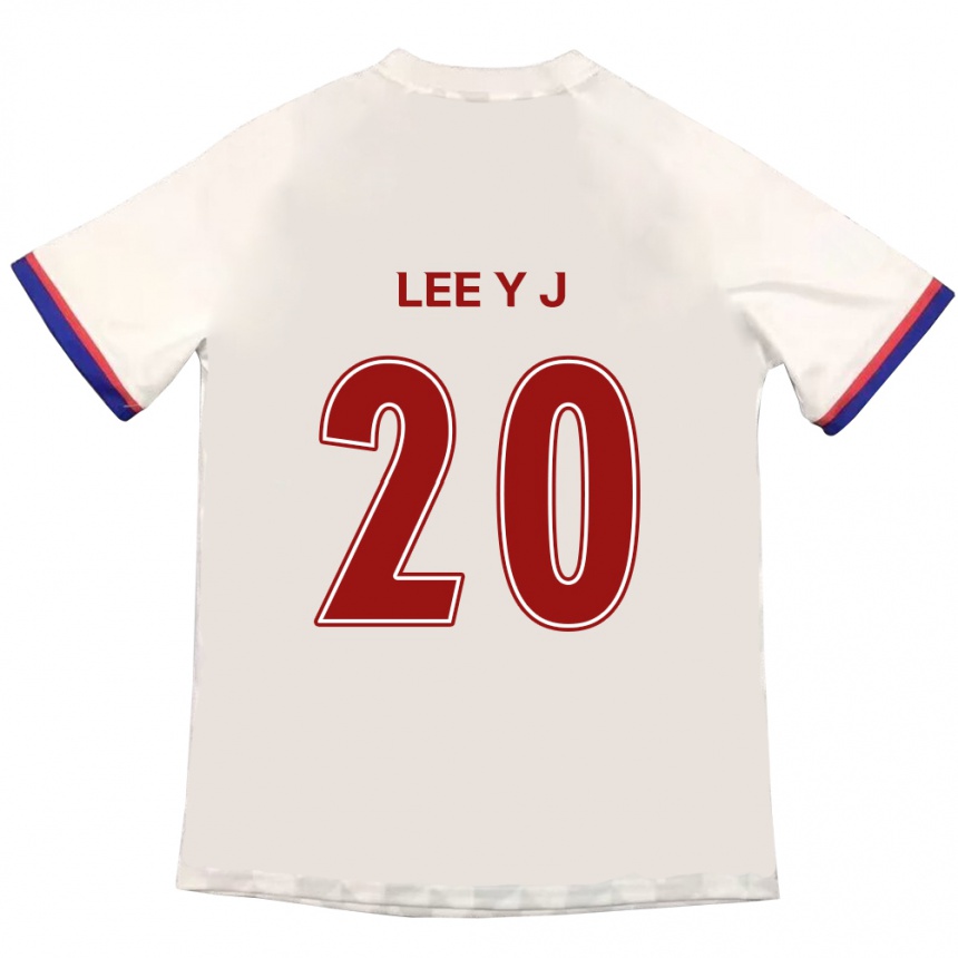 ילדים כדורגל Lee Yu-Jin #20 כחול מלכותי אדום הרחק ג'רזי 2025/26