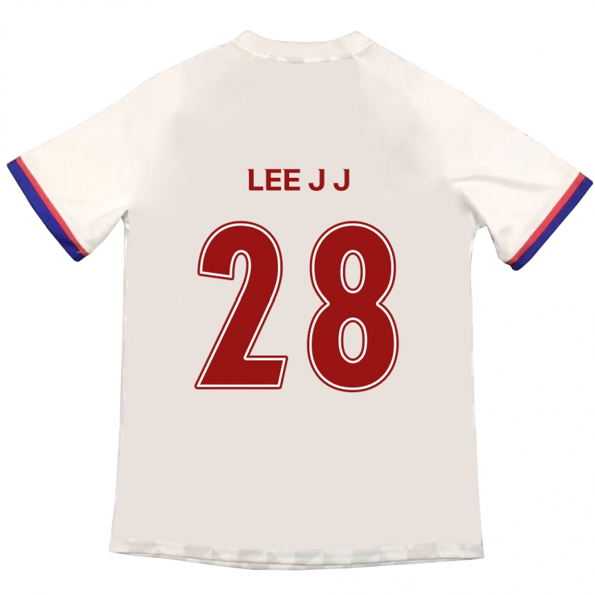ילדים כדורגל Lee Jin-Joo #28 כחול מלכותי אדום הרחק ג'רזי 2025/26