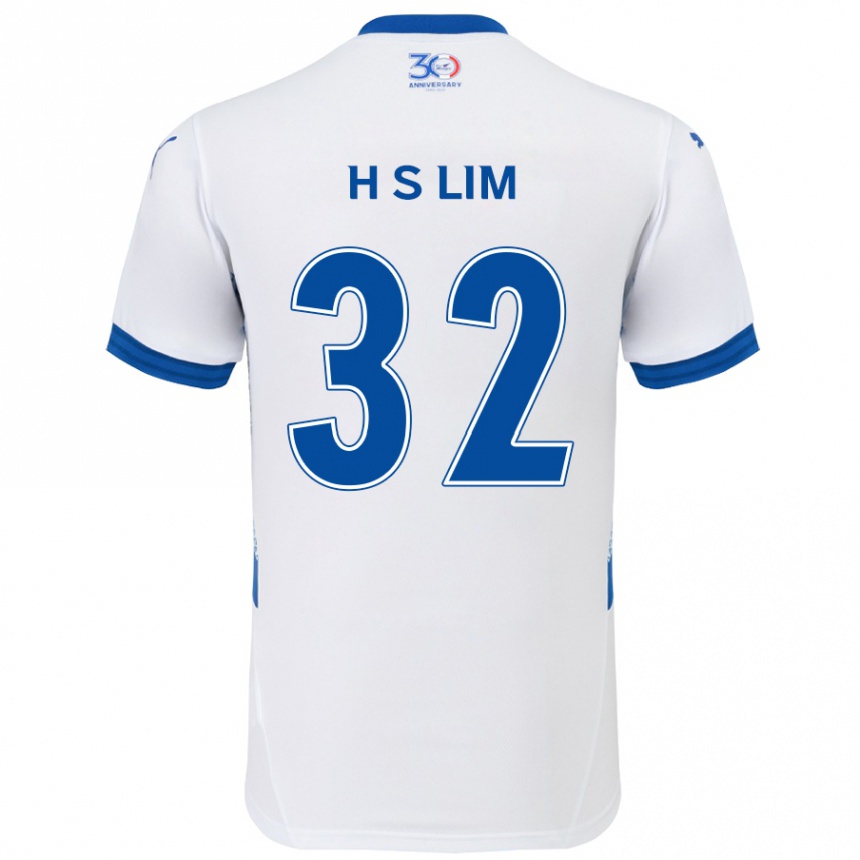 ילדים כדורגל Seong-Hyeon Lim #32 כחול מלכותי לבן הרחק ג'רזי 2025/26