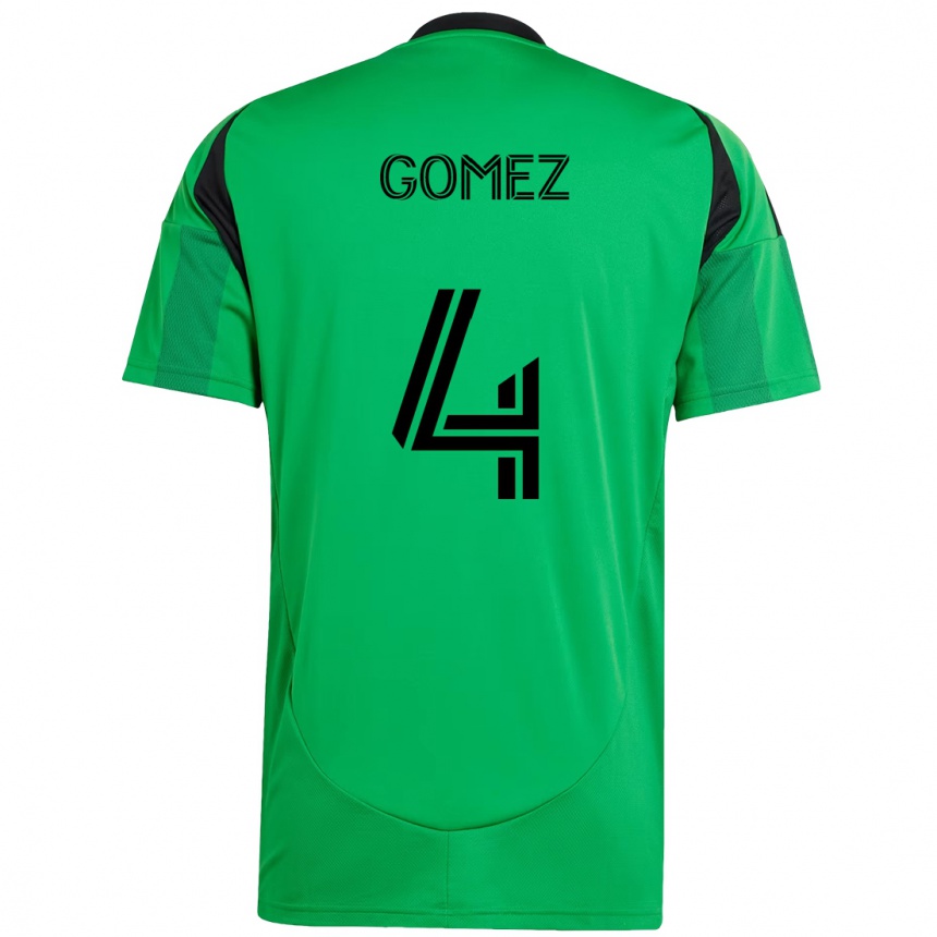 גברים כדורגל Antonio Gomez #4 לבן ירוק ג'רזי ביתית 2025/26