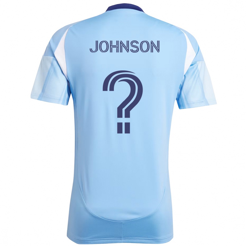 גברים כדורגל Jabar Johnson #0 שחור כחול כתום ג'רזי ביתית 2025/26