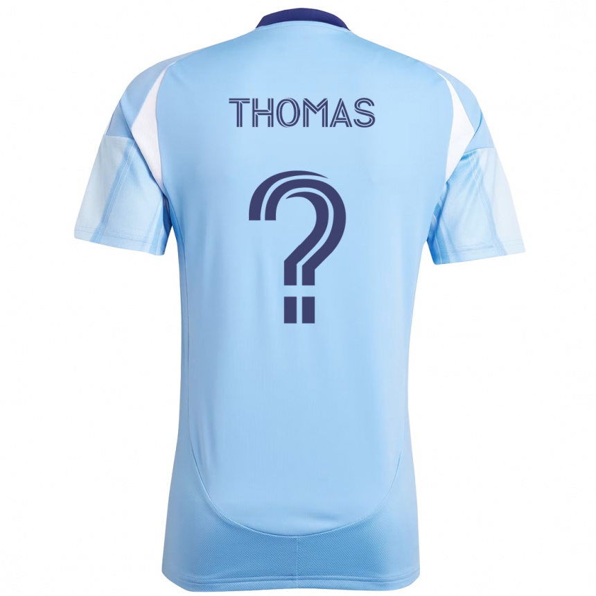 גברים כדורגל Dylan Thomas #0 שחור כחול כתום ג'רזי ביתית 2025/26