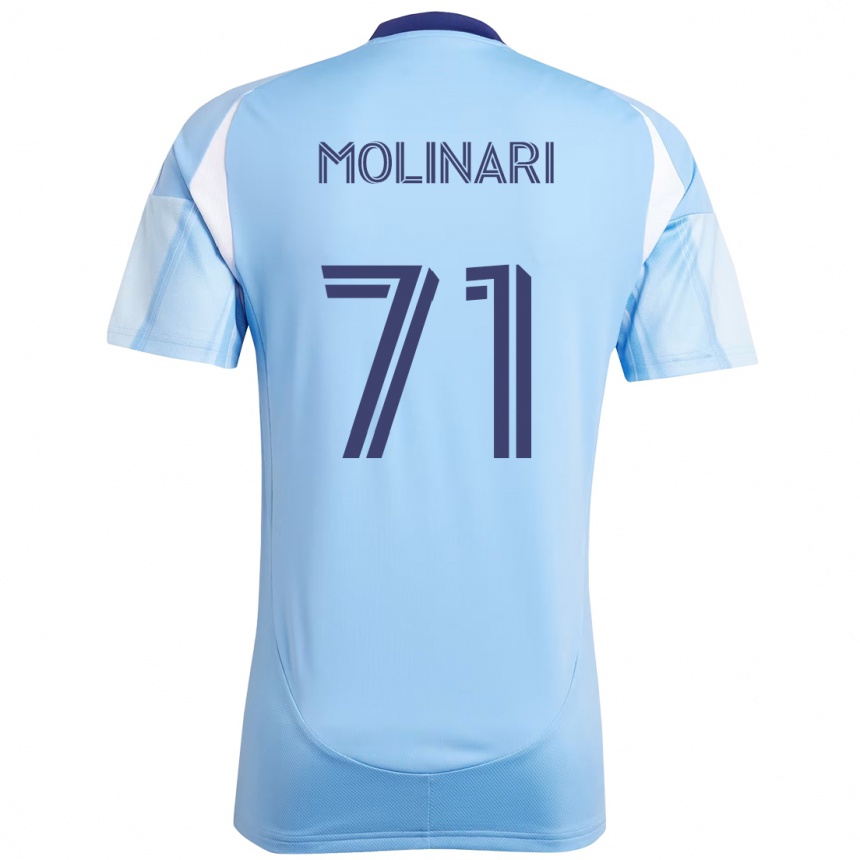 גברים כדורגל Peter Molinari #71 שחור כחול כתום ג'רזי ביתית 2025/26