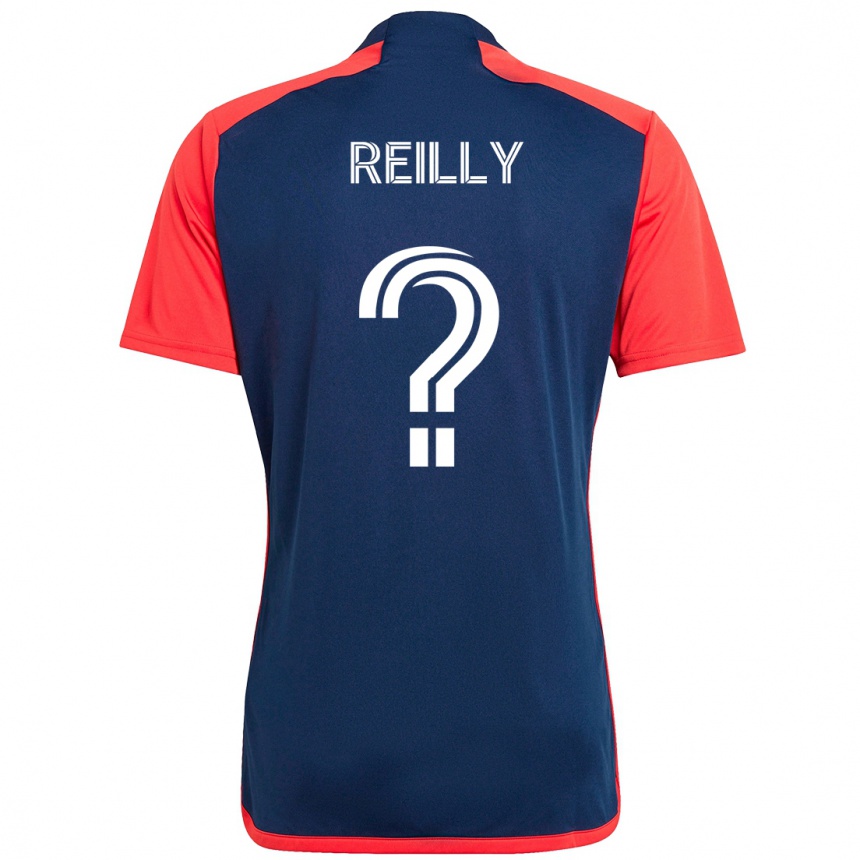 גברים כדורגל Aidan Reilly #0 לבן כחול ג'רזי ביתית 2025/26