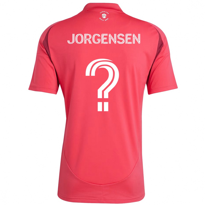 גברים כדורגל Owen Jorgensen #0 לבן מג'נטה ג'רזי ביתית 2025/26