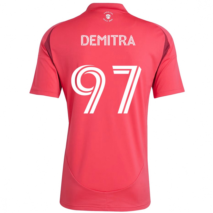 גברים כדורגל Lucas Demitra #97 לבן מג'נטה ג'רזי ביתית 2025/26