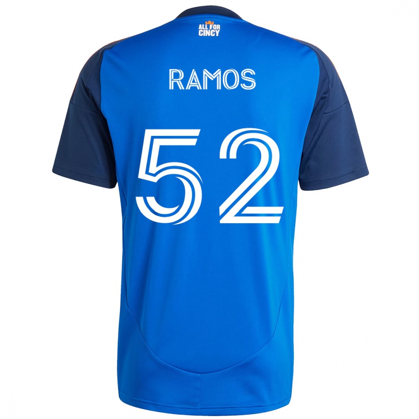 גברים כדורגל Yair Ramos #52 לבן כחול כתום ג'רזי ביתית 2025/26