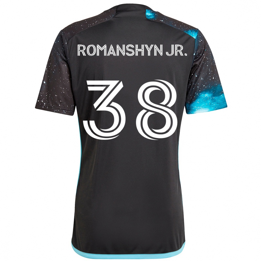 גברים כדורגל Kage Romanshyn Jr. #38 תכלת שמיים ג'רזי ביתית 2025/26
