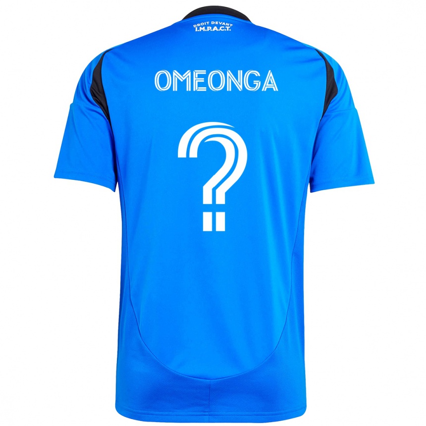 גברים כדורגל Jeremie Omeonga #0 תכלת שמיים כחול כהה ג'רזי ביתית 2025/26