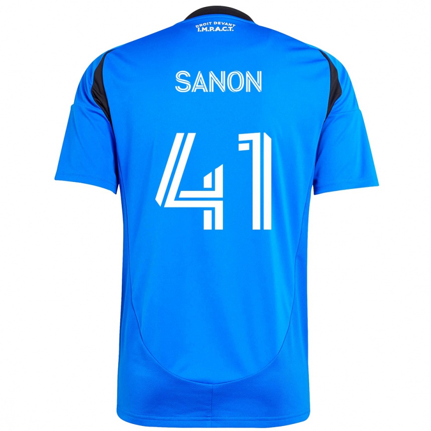 גברים כדורגל Jérémy Sanon #41 תכלת שמיים כחול כהה ג'רזי ביתית 2025/26