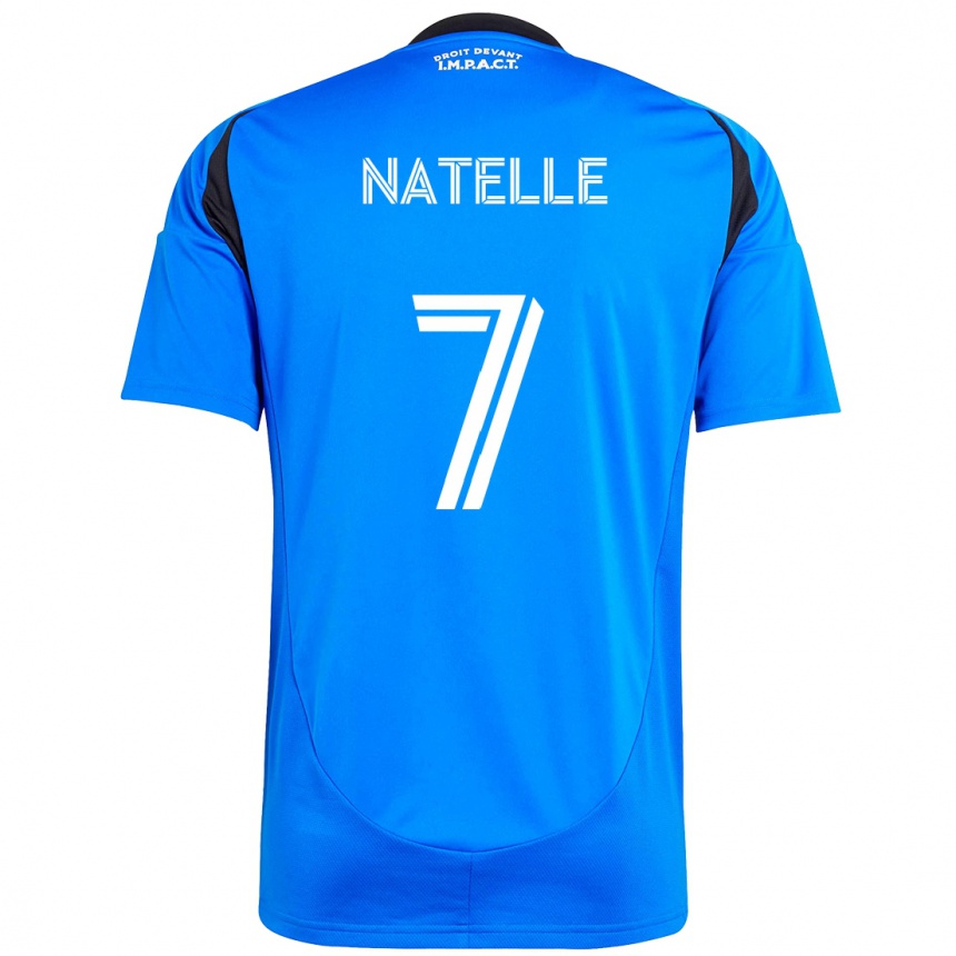 גברים כדורגל Mokbel Natelle #7 תכלת שמיים כחול כהה ג'רזי ביתית 2025/26