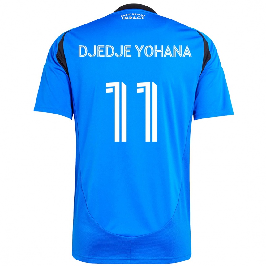גברים כדורגל Kabie Djedje Yohana #11 תכלת שמיים כחול כהה ג'רזי ביתית 2025/26
