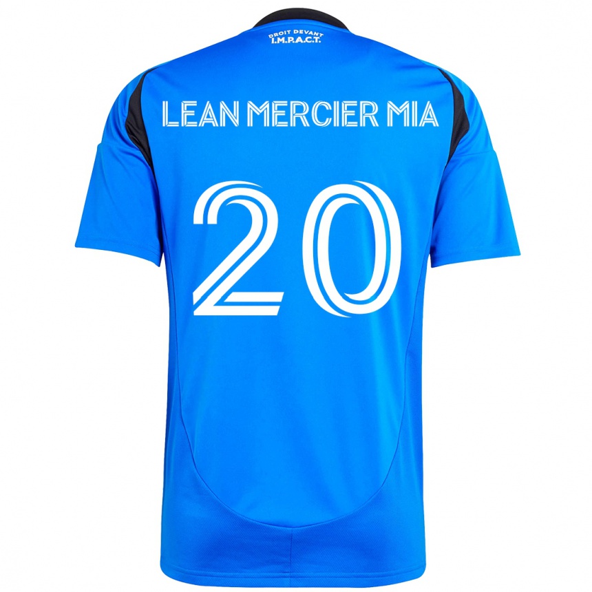 גברים כדורגל Mc Lean Mercier Mia #20 תכלת שמיים כחול כהה ג'רזי ביתית 2025/26