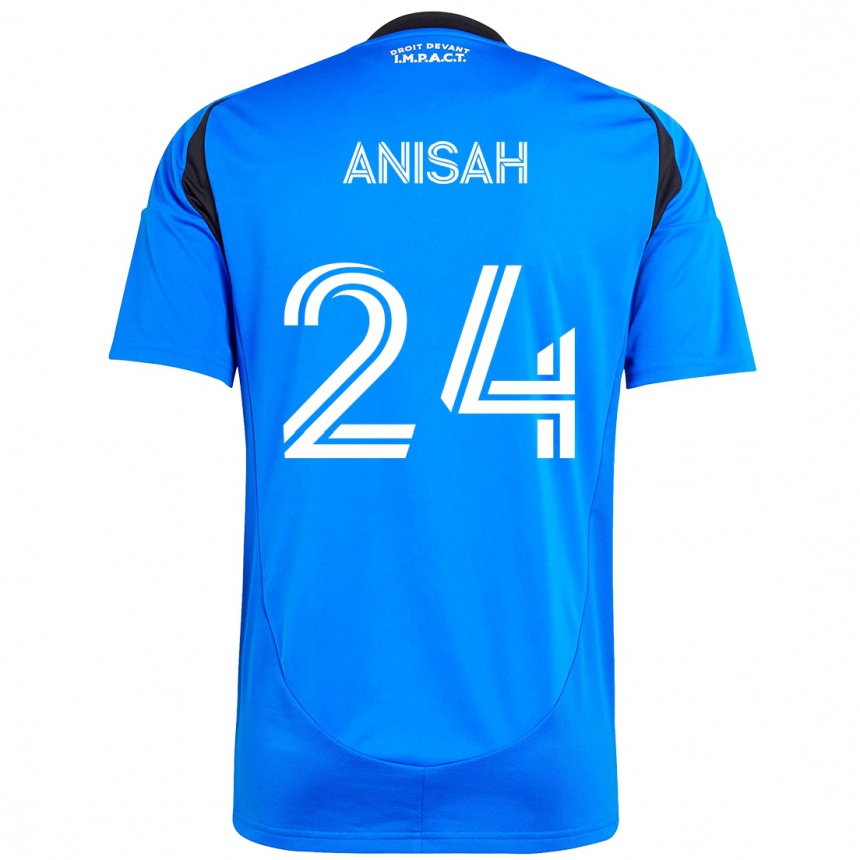 גברים כדורגל Yusuf Anisah #24 תכלת שמיים כחול כהה ג'רזי ביתית 2025/26