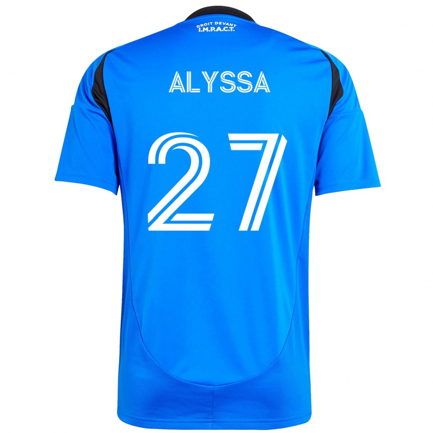 גברים כדורגל Garreaud Alyssa #27 תכלת שמיים כחול כהה ג'רזי ביתית 2025/26