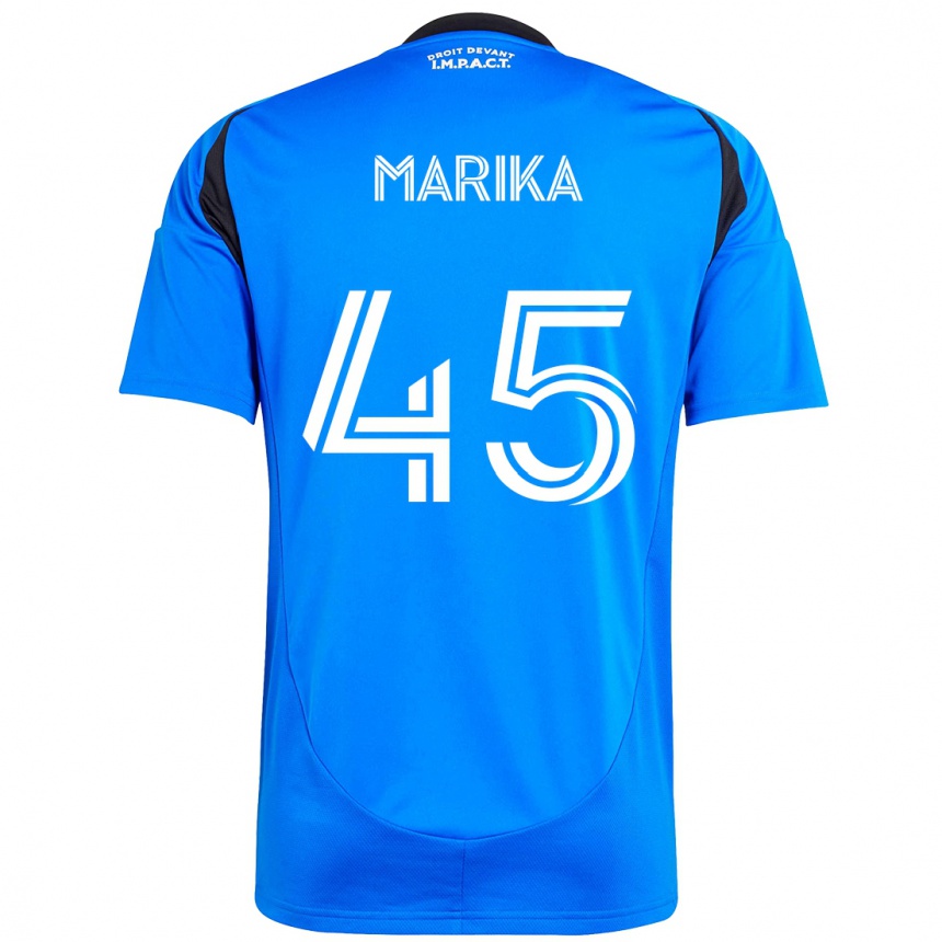 גברים כדורגל Cregheur Marika #45 תכלת שמיים כחול כהה ג'רזי ביתית 2025/26