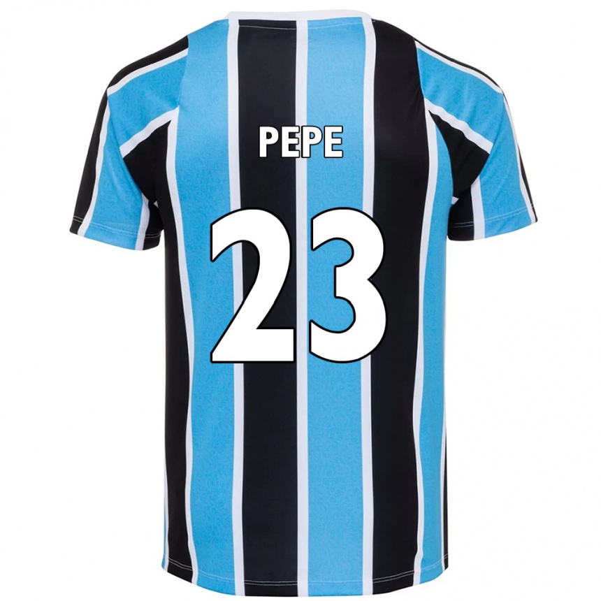 גברים כדורגל פפה #23 לבן כחול ג'רזי ביתית 2025/26