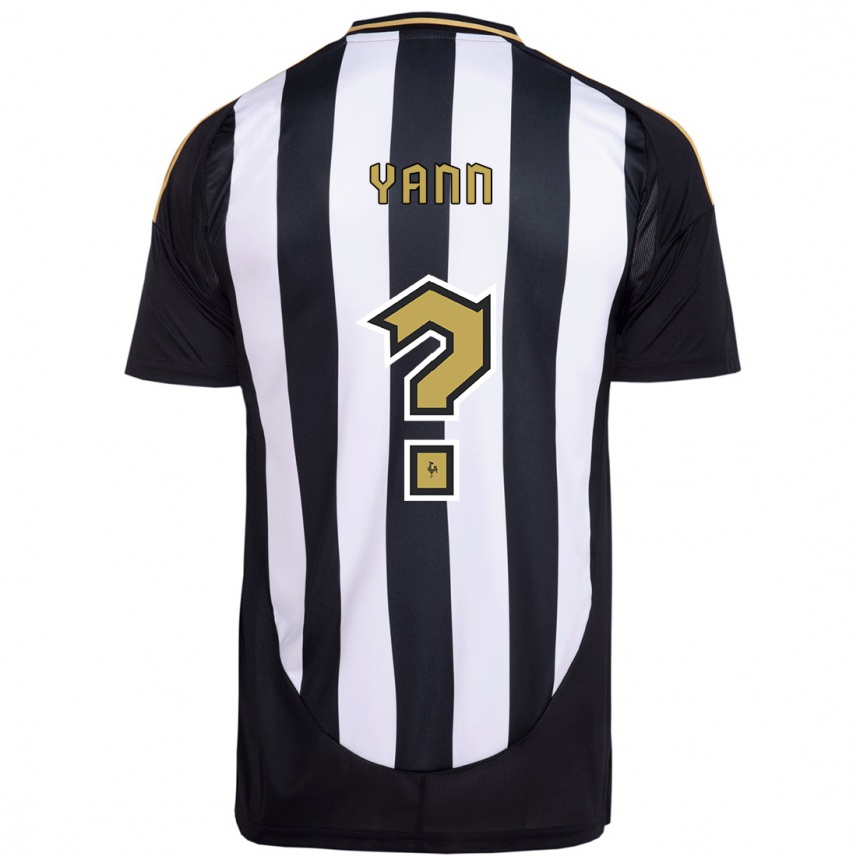 גברים כדורגל Yann #0 לבן פנינה ג'רזי ביתית 2025/26
