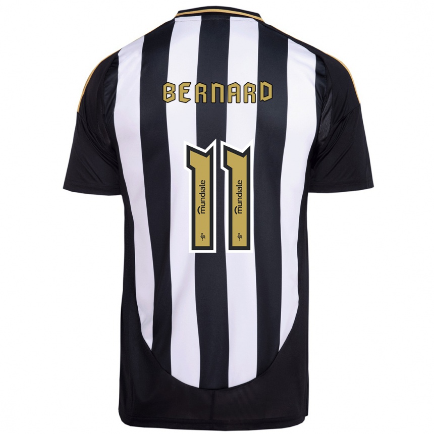 גברים כדורגל Bernard #11 לבן פנינה ג'רזי ביתית 2025/26