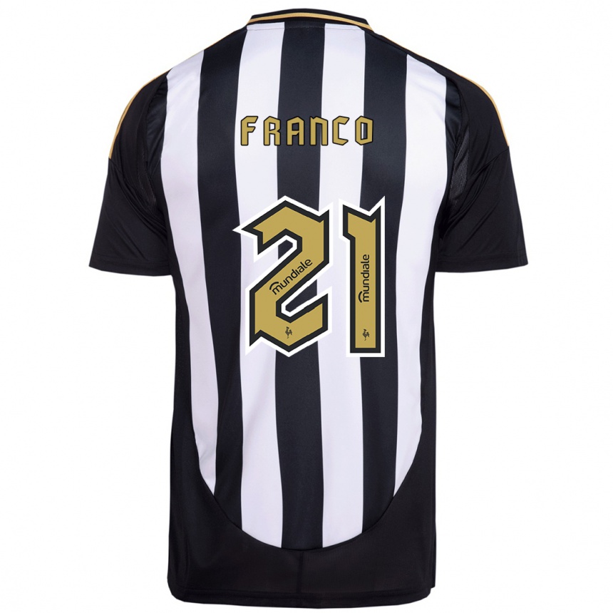 גברים כדורגל Alan Franco #21 לבן פנינה ג'רזי ביתית 2025/26