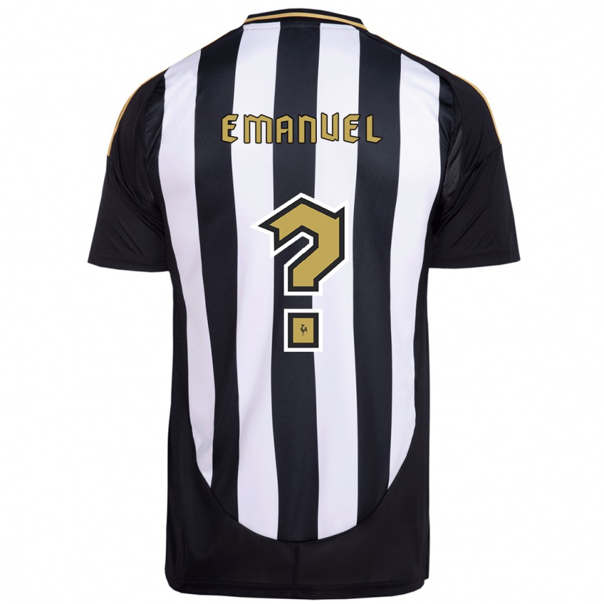 גברים כדורגל Emanuel #0 לבן פנינה ג'רזי ביתית 2025/26