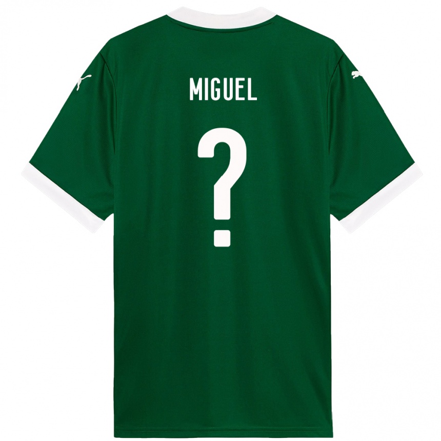 גברים כדורגל Carlos Miguel #0 לבן ירוק ג'רזי ביתית 2025/26