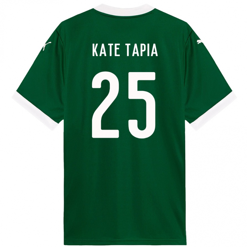 גברים כדורגל Kate Tapia #25 לבן ירוק ג'רזי ביתית 2025/26