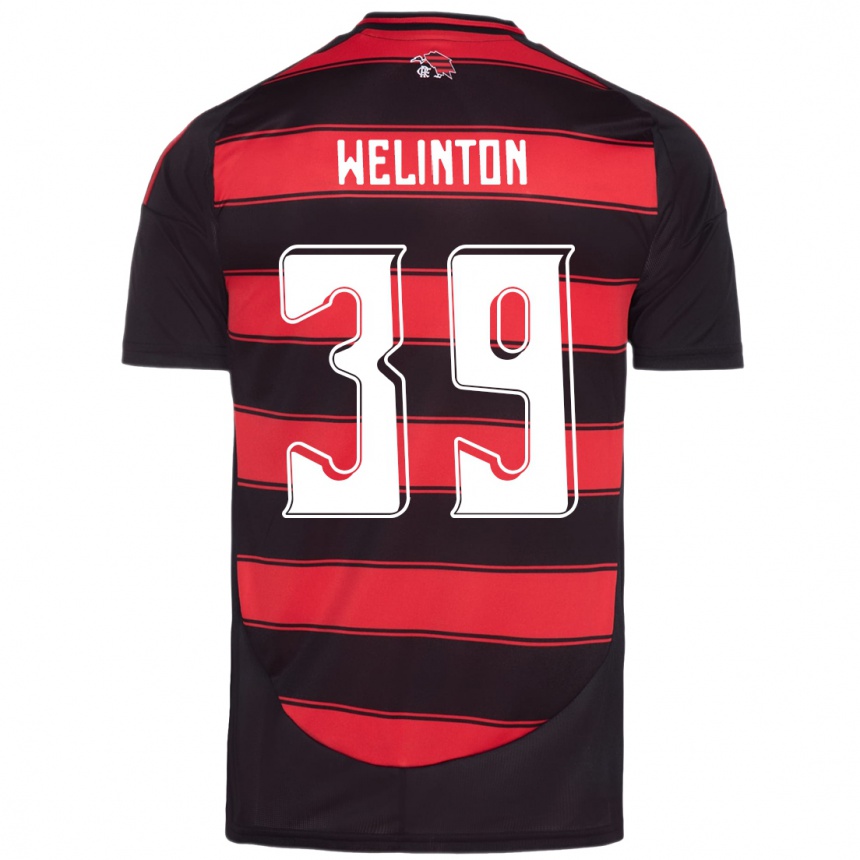 גברים כדורגל Zé Welinton #39 לבן אדום ג'רזי ביתית 2025/26