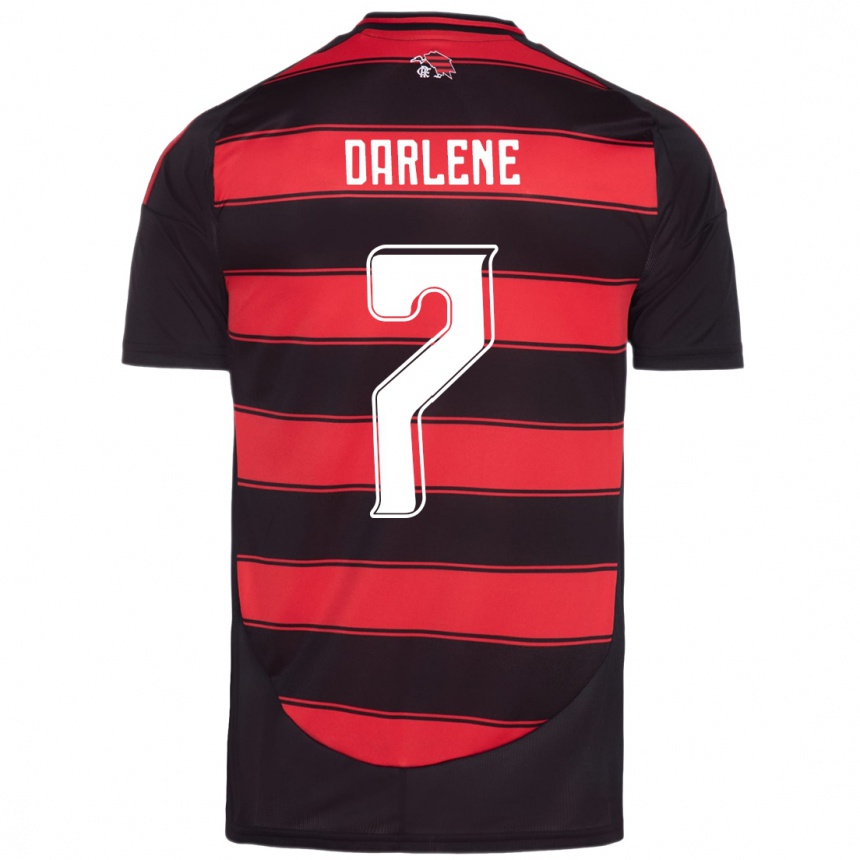 גברים כדורגל Darlene #7 לבן אדום ג'רזי ביתית 2025/26