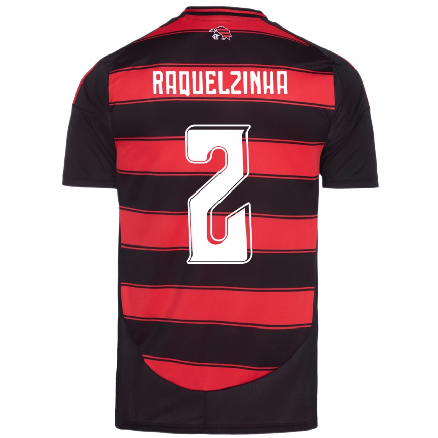 גברים כדורגל Raquelzinha #2 לבן אדום ג'רזי ביתית 2025/26