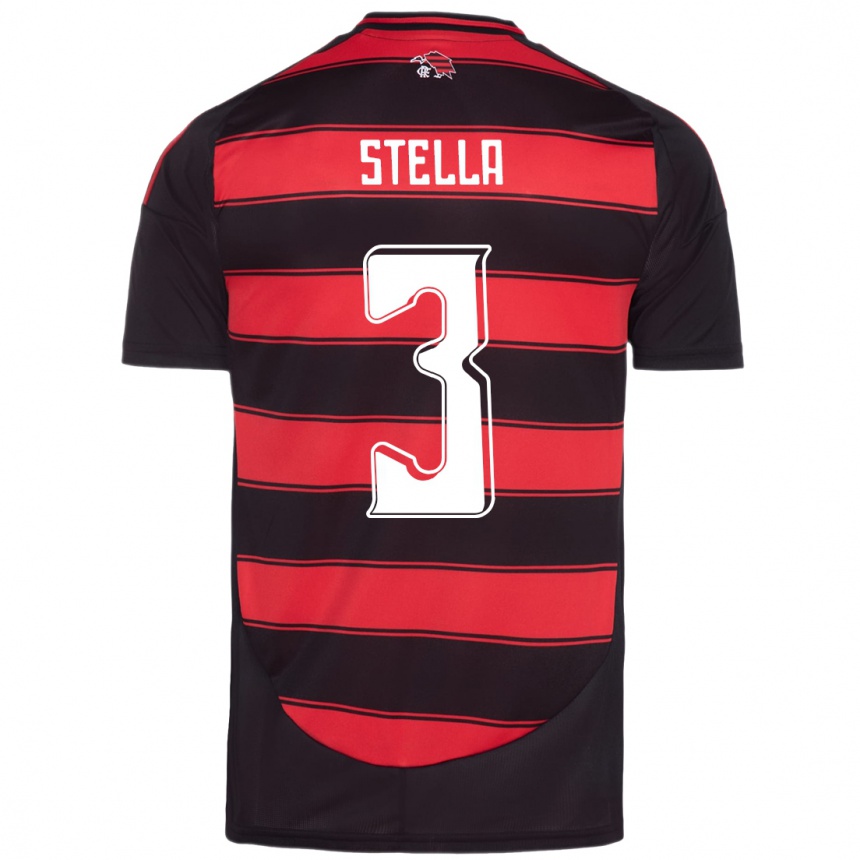 גברים כדורגל Stella #3 לבן אדום ג'רזי ביתית 2025/26