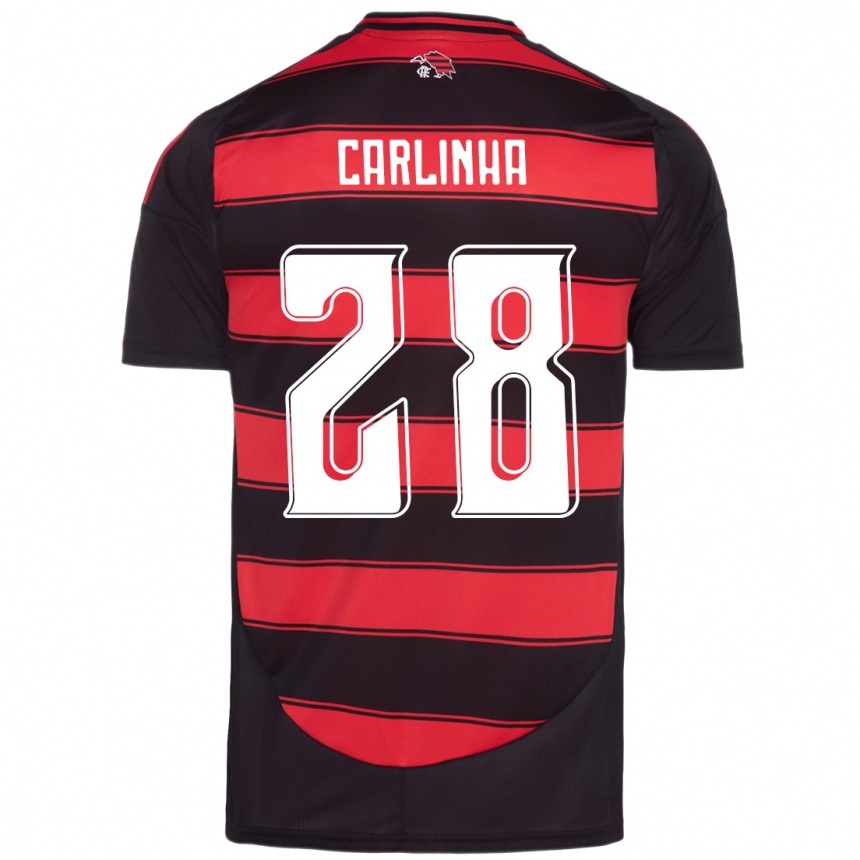 גברים כדורגל Carlinha #28 לבן אדום ג'רזי ביתית 2025/26
