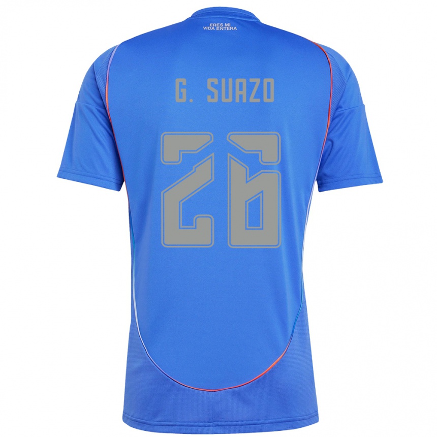 גברים כדורגל Grettel Suazo #26 כתום אדום ג'רזי ביתית 2025/26