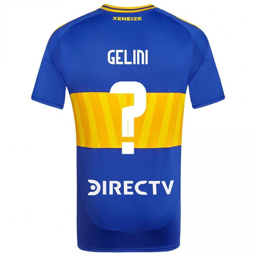 גברים כדורגל Gonzalo Gelini #0 כחול מלכותי צהוב ג'רזי ביתית 2025/26