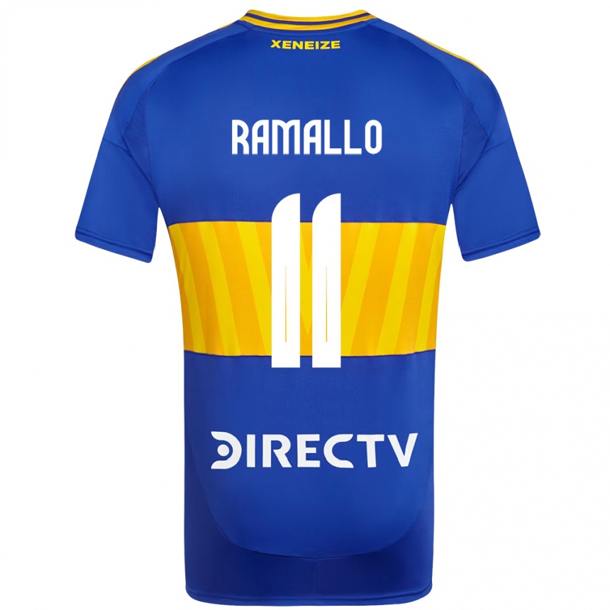גברים כדורגל Yael Ramallo #11 כחול מלכותי צהוב ג'רזי ביתית 2025/26