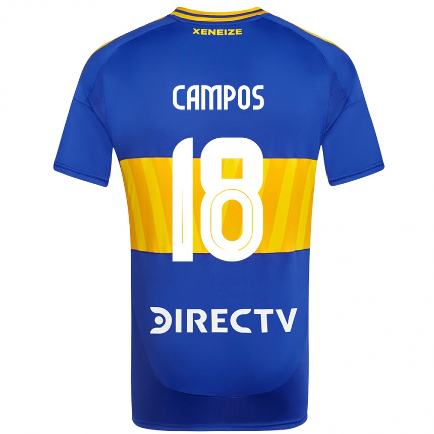 גברים כדורגל Brisa Campos #18 כחול מלכותי צהוב ג'רזי ביתית 2025/26