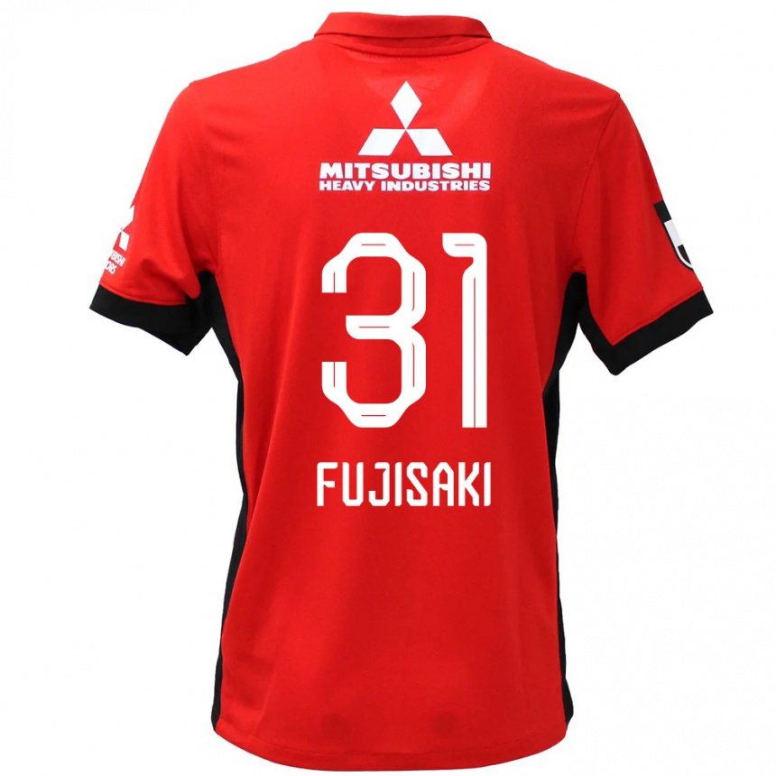 גברים כדורגל Satoko Fujisaki #31 לבן שחור ג'רזי ביתית 2025/26