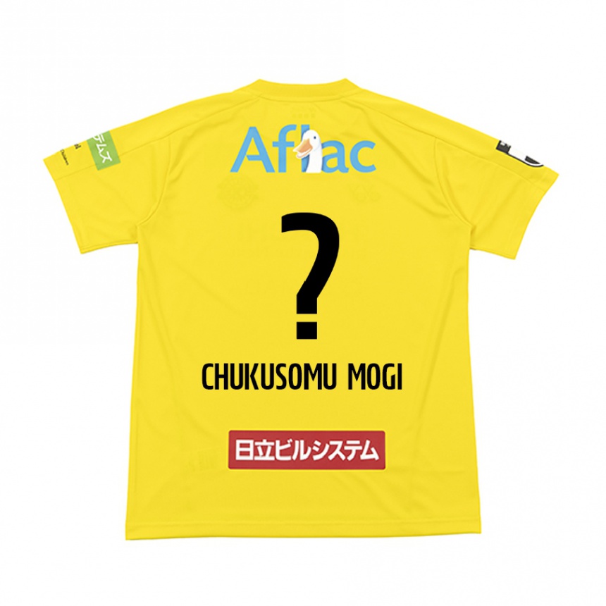 גברים כדורגל Yuto Chukusomu Mogi #0 שחור צהוב ג'רזי ביתית 2025/26