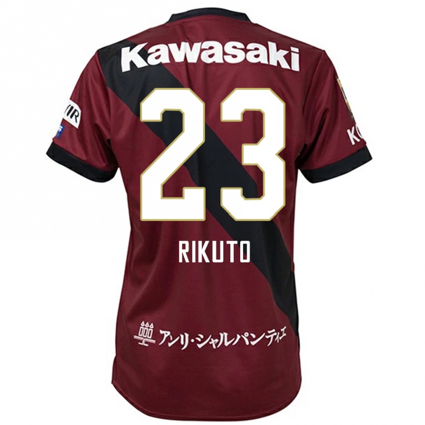 גברים כדורגל Rikuto Hirose #23 לבן שחור ג'רזי ביתית 2025/26