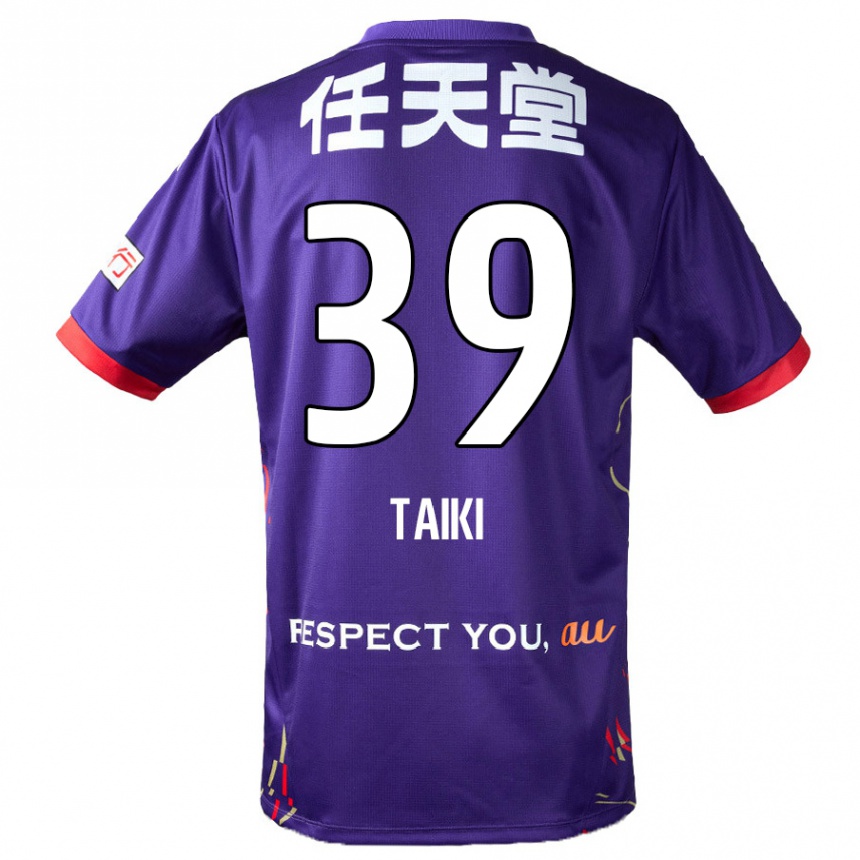 גברים כדורגל Taiki Hirato #39 לבן סגול שחור ג'רזי ביתית 2025/26