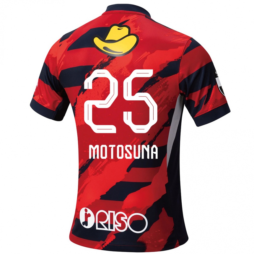 גברים כדורגל Anthony Motosuna #25 לבן שחור ג'רזי ביתית 2025/26