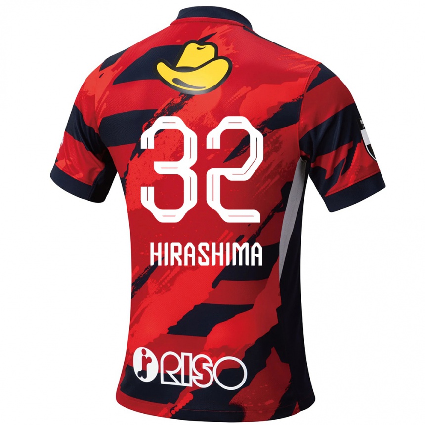 גברים כדורגל Daigo Hirashima #32 לבן שחור ג'רזי ביתית 2025/26